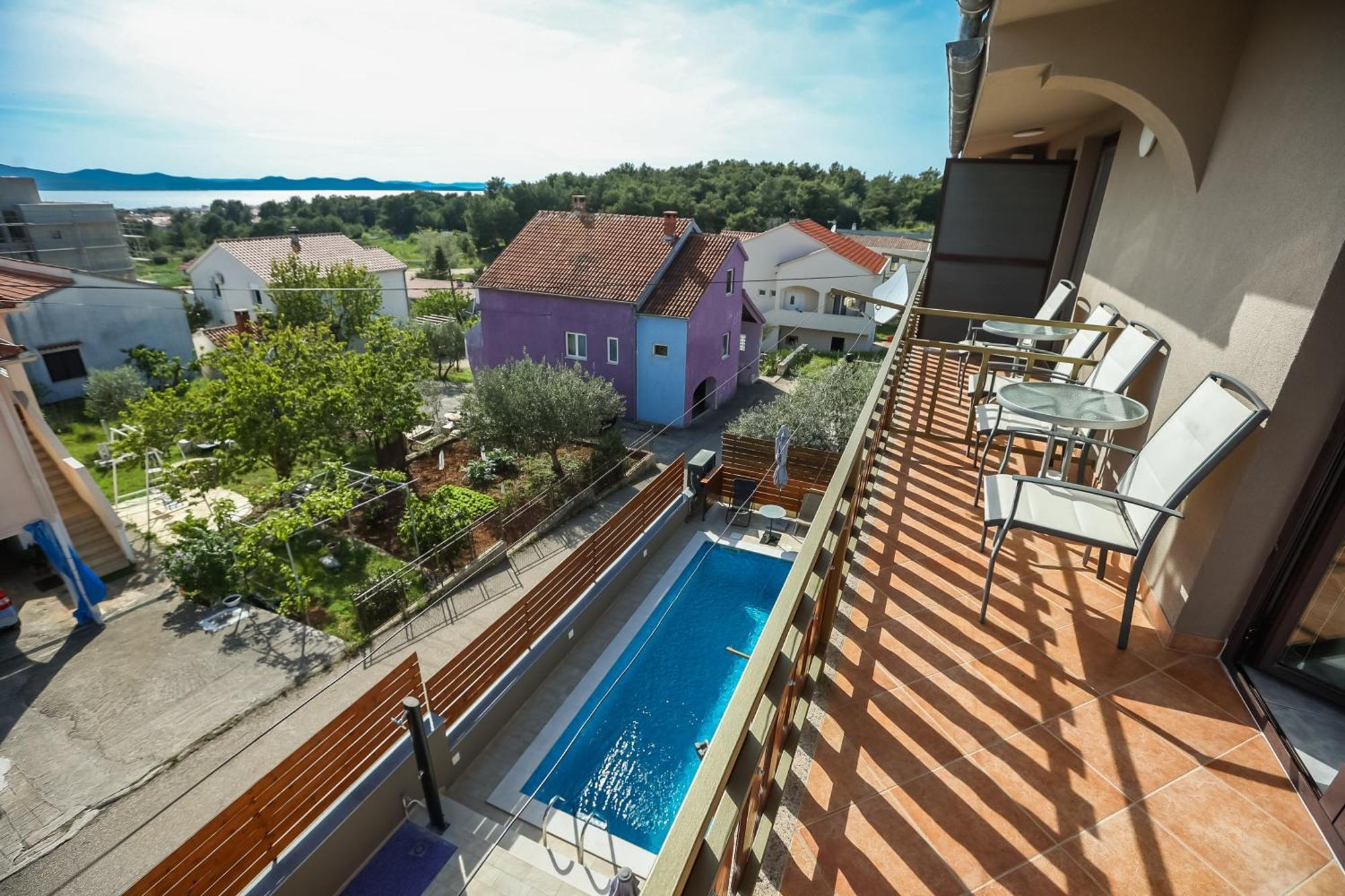 Pool Apartments Julia زادار الغرفة الصورة